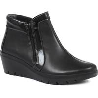 Pavers Shoes Women's Wedge Ankle Boots