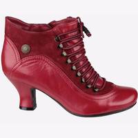 Secret Sales Women's Red Ankle Boots