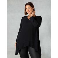 Live Unlimited London Women's V Neck Tunics