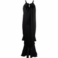 FARFETCH Women's Black Maxi Dresses