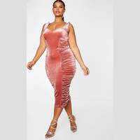 PrettyLittleThing Plus Size Pink Dresses