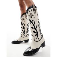 ASOS Women's White Cowboy Boots