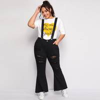 SHEIN Plus Size Flare Jeans