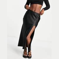 Topshop Women's Black Satin Skirts