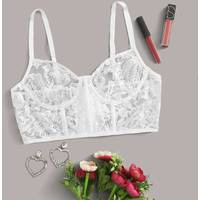 SHEIN Embroidered Bras for Women