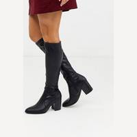 New Look Women's Black Leather Boots