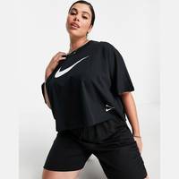 Nike Plus Size Black Tops