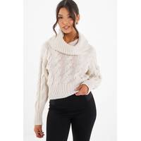 QUIZ Women's Cropped Roll Neck Jumpers