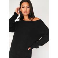 Missguided Women's Black Off The Shoulder Jumpers