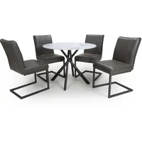 Shankar Round Dining Tables For 4