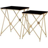 Furniture In Fashion Gold Side Tables