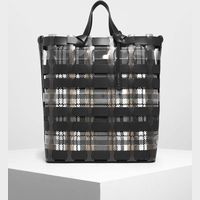 Charles & Keith Women's Black Tote Bags