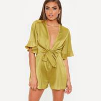 Women's Missguided Satin playsuits