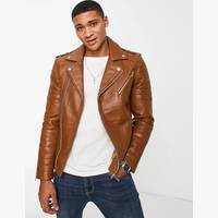 Barneys Originals Men's Brown Leather Jackets