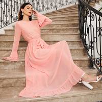 SHEIN Women's Pink Sequin Dresses