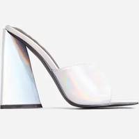 Ego Shoes Women's Silver Mules