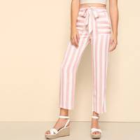 SHEIN Stripe Trousers for Women