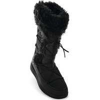 Secret Sales Women's Black Lace Up Boots