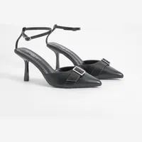 boohoo Women's Black Court Shoes