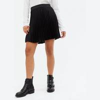 New Look Women's Black Pleated Mini Skirts
