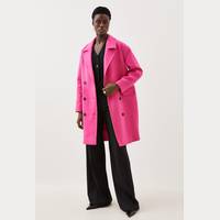 Debenhams Women's Pink Wool Coats