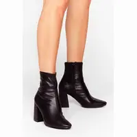 NASTY GAL Women's Black Sock Boots