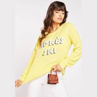Everything5Pounds Women's Yellow Jumpers