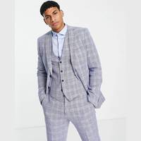 French Connection Men's Navy Check Suits