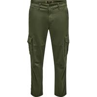 Only & Sons Men's Tapered Cargo Trousers