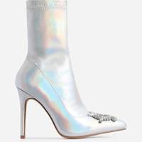 Ego Shoes Women's Silver Boots