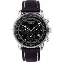 The Watch Hut Mens Chronograph Watches With Leather Strap