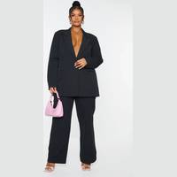 PrettyLittleThing Plus Size Black Trousers