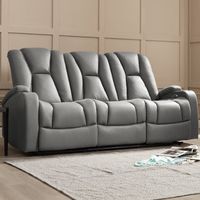 Wilko Home Detail 3 Seater Recliner Sofas