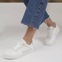Office Womens White Trainers