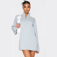 PrettyLittleThing Women's Grey Jumper Dresses