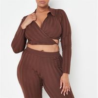 Missguided Women's Wrap Crop Tops