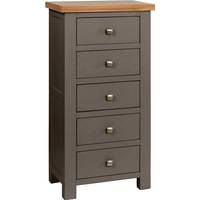 Devonshire Pine and Oak Tall Chest of Drawers