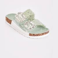 Everything5Pounds Women's Beaded Sandals