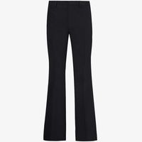 Dries Van Noten Men's Black Wool Trousers