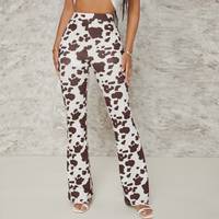 SHEIN Women's High Waisted Floral Trousers
