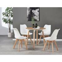 Life Interiors Round Dining Tables For 4