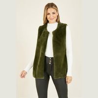 Yumi Women's Faux Fur Gilets