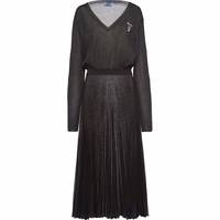 Prada Women's Black Midi Dresses