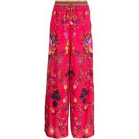 CAMILLA Women's Printed Silk Trousers