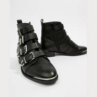 OFFICE Shoes Women's Black Leather Boots