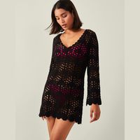 Accessorize Women's Crochet Beach Cover Ups