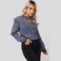 NA-KD UK Sheer Blouses for Women