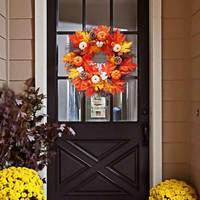 Living and Home Halloween Wreaths