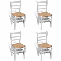 vidaXL White Dining Chairs
