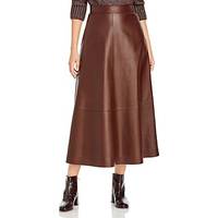 Bloomingdale's Women's Leather Midi Skirts